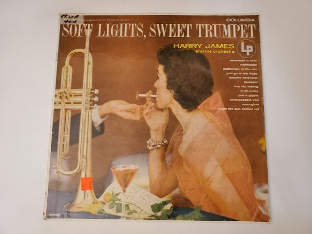 Harry James and His Orchestra Soft Lights, Sweet Trumpet vinyl record