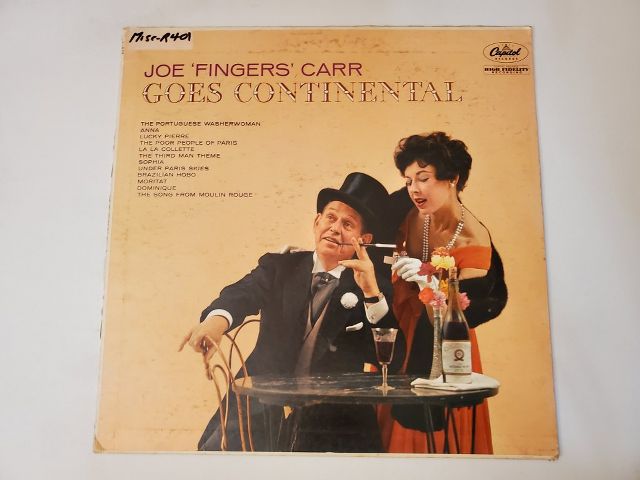 Joe "Fingers" Carr Goes Continental vinyl record