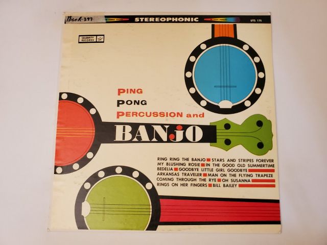 Unknown Ping Pong Percussion and Banjo vinyl record