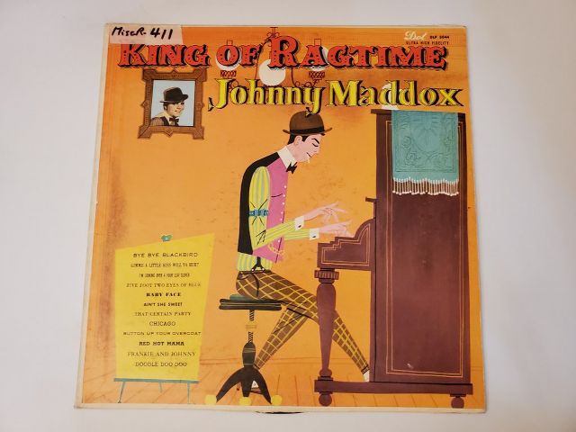 Johnny Maddox King of Ragtime vinyl record