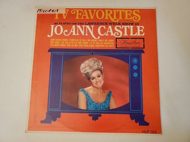 Jo Ann Castle TV Favorites vinyl record