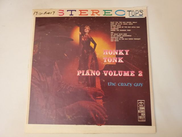 The Crazy Guy Honky Tonk Piano Volume 2 vinyl record