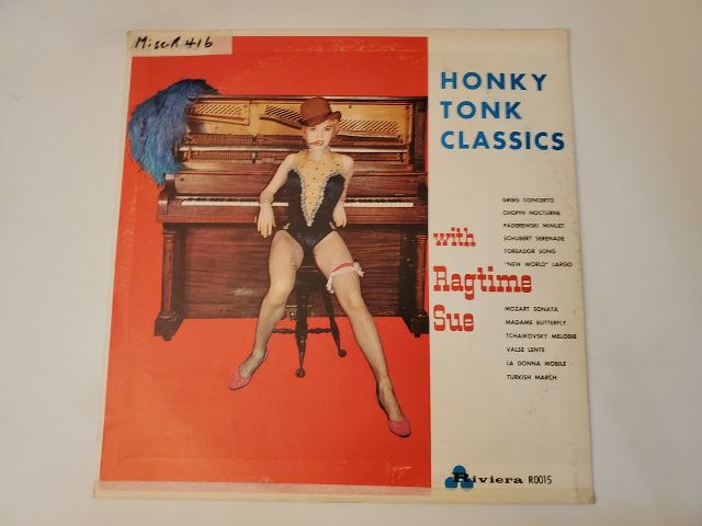 Ragtime Sue Honky Tonk Classics vinyl record