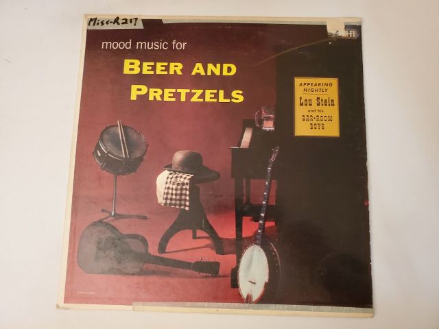 Lou Stein Mood Music for Beer and Pretzels vinyl record