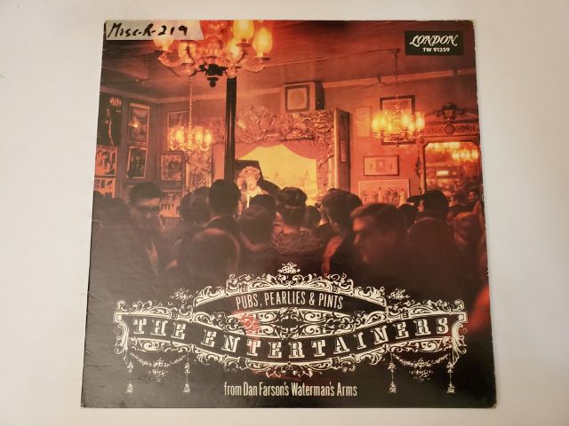 Various Artists Pubs, Pearlies & Pints: The Entertainers from Dan Farson's Waterman's Arms vinyl record