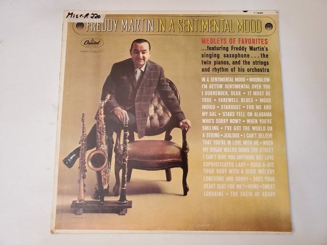 Freddy Martin In a Sentimental Mood vinyl record