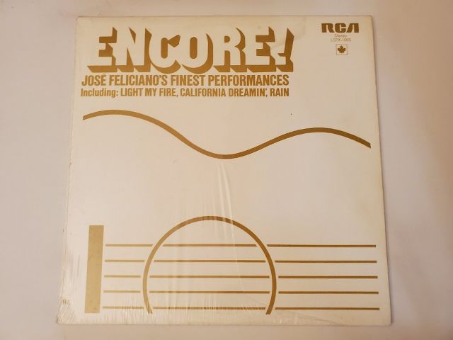 Jos? Feliciano Encore! Jos? Feliciano's Finest Performances vinyl record