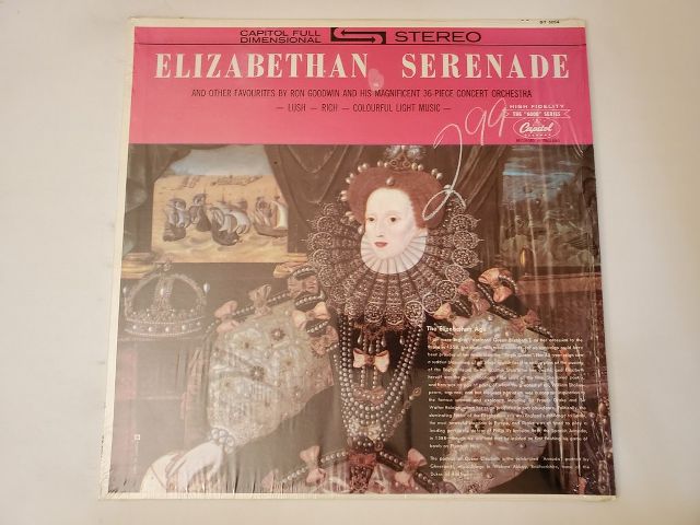 Ron Goodwin and His 36-Piece Concert Orchestra Elizabethan Serenade vinyl record