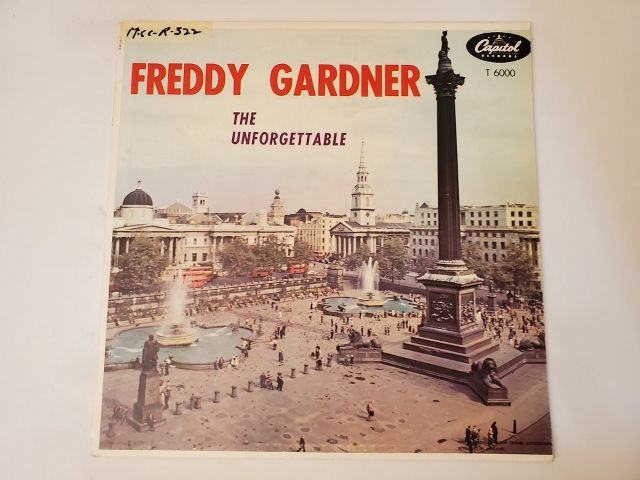 Freddy Gardner The Unforgettable vinyl record