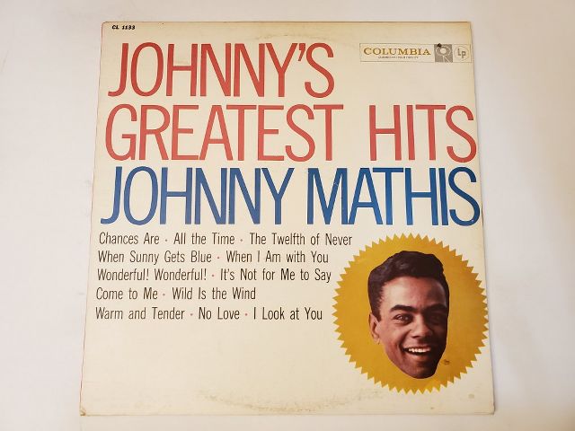 Johnny Mathis Johnny's Greatest Hits vinyl record