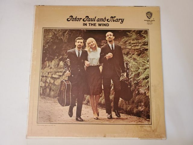 Peter, Paul and Mary In the Wind vinyl record