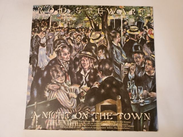 Rod Stewart A Night on the Town vinyl record