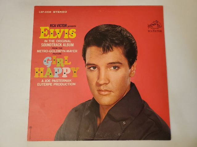 Elvis Presley Girl Happy vinyl record