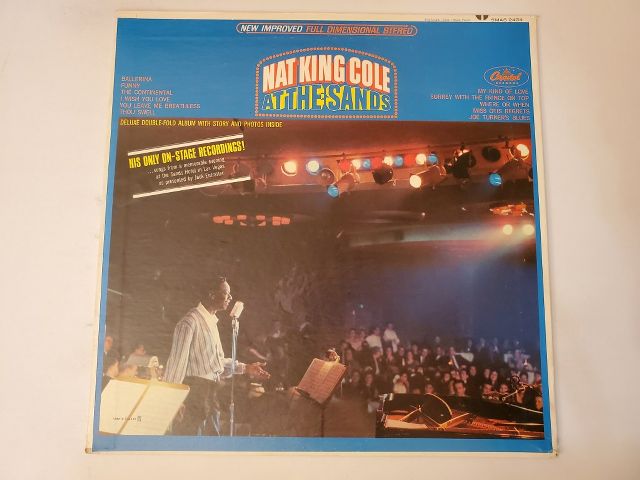 Nat "King" Cole At the Sands vinyl record
