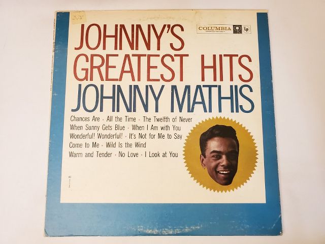Johnny Mathis Johnny's Greatest Hits vinyl record