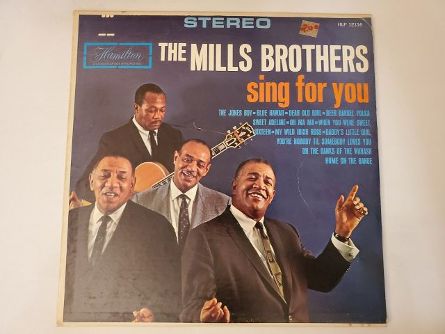 The Mills Brothers Sing For You vinyl record
