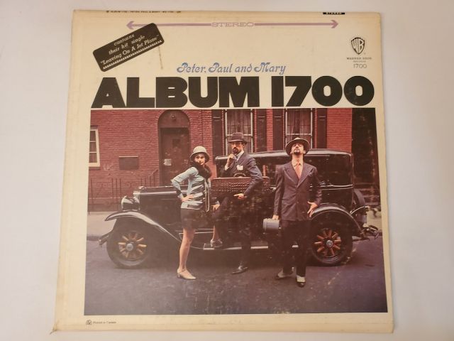 Peter, Paul and Mary Album 1700 vinyl record