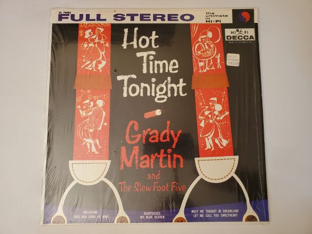 Grady Martin and the Slew Foot Five Hot Time Tonight vinyl record
