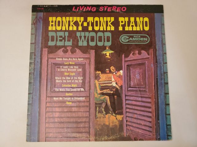 Del Wood Honky Tonk Piano vinyl record