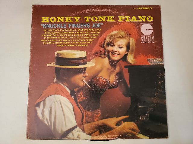 Knuckle Fingers Joe Honky Tonk Piano vinyl record