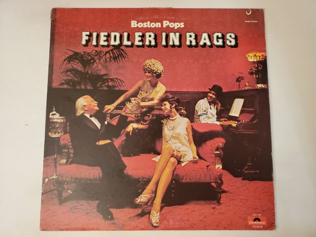 Boston Pops Fiedler in Rags vinyl record