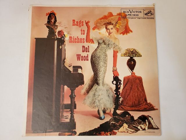 Del Wood Rags to Riches vinyl record