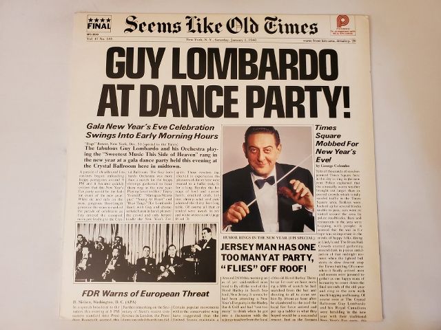 Guy Lombardo Seems Like Old Times vinyl record