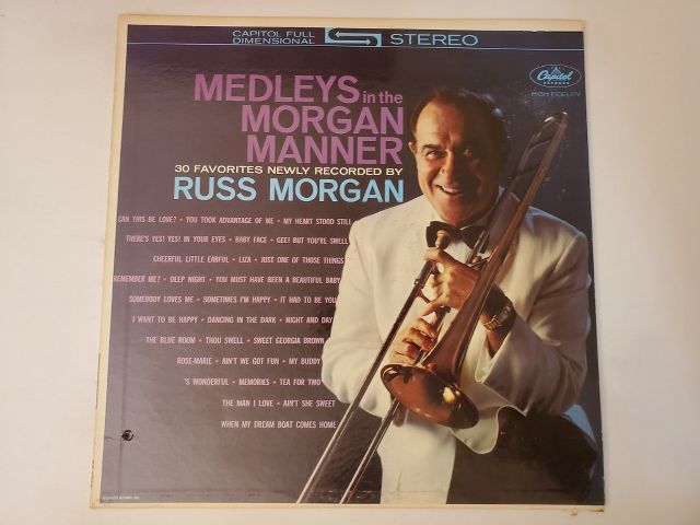 Russ Morgan Medleys in the Morgan Manner vinyl record