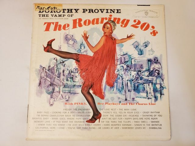 Dorothy Provine The Vamp of the Roaring 20's vinyl record
