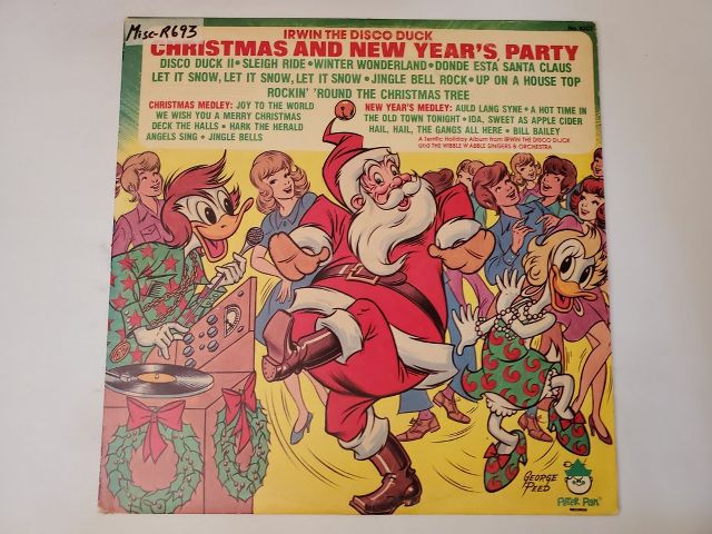 Irwin the Disco Duck and The Wibble Wabble Singers & Orchestra Christmas and New Year's Party vinyl record