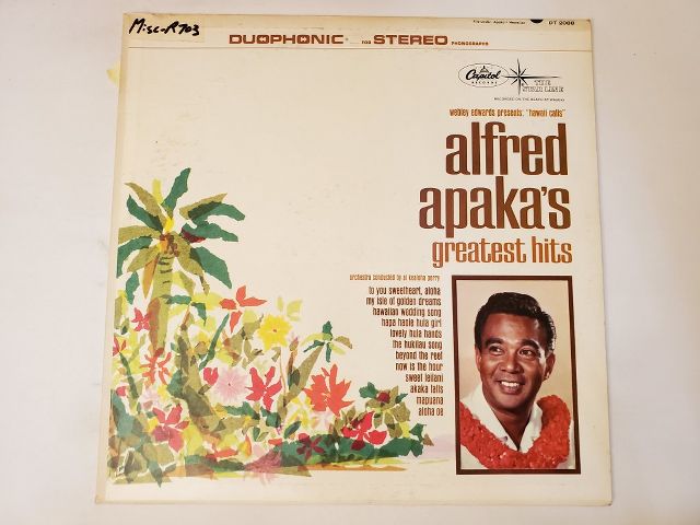 Alfred Apaka Greatest Hits vinyl record