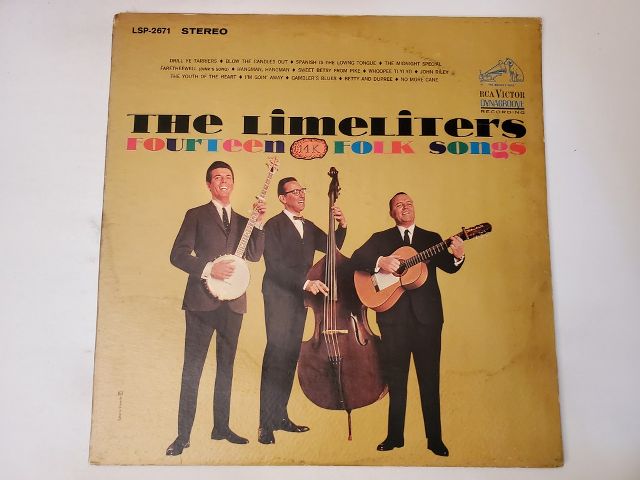 The Limeliters Fourteen 14K Folk Songs vinyl record