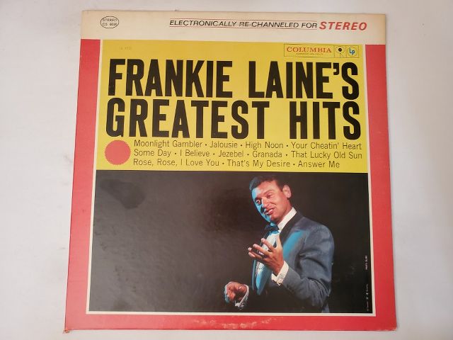 Frankie Laine Frankie Laine's Greatest Hits vinyl record