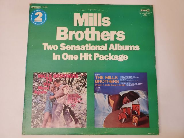 Mills Brothers Two Sensational Albums in One Hit Package vinyl record