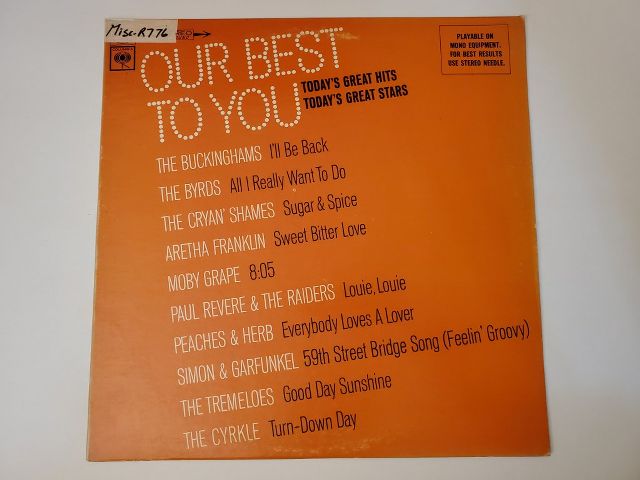 Various Artists Our Best to You vinyl record