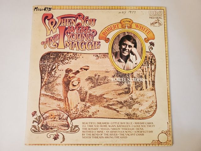 Robert White When You and I Were Young Maggie vinyl record