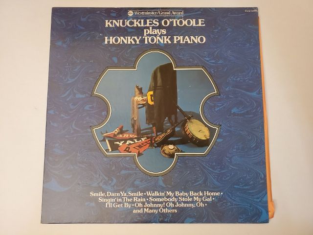 Knuckles O'Toole Plays Honky Tonk Piano vinyl record