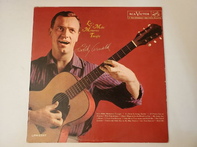 Eddy Arnold Let's Make Memories Tonight vinyl record