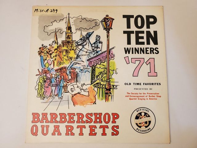 Various Artists Top Ten Winners '71 vinyl record