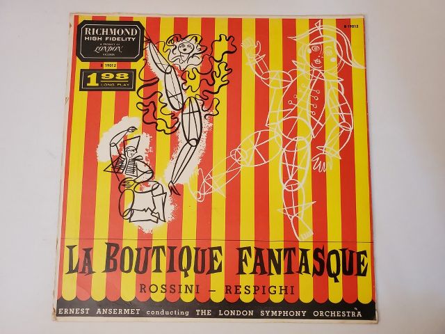 Ernest Ansermet & The London Symphony Orchestra La Boutique Fantasque vinyl record