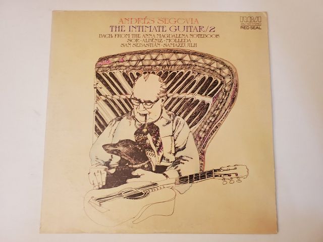 Andres Segovia The Intimate Guitar / 2 vinyl record