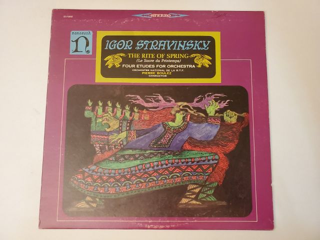 Igor Stravinsky The Rite of Spring vinyl record