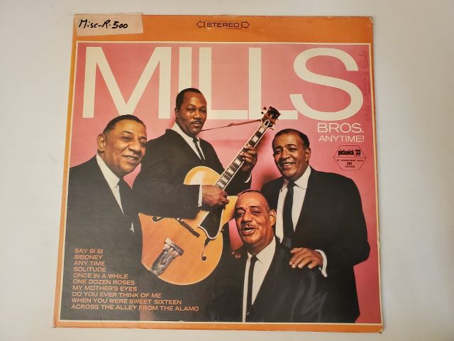 The Mills Brothers Anytime! vinyl record