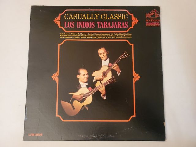 Los Indios Tabajaras Casually Classic vinyl record