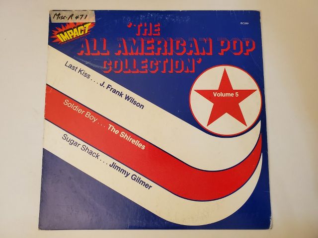 Various Artists The All American Pop Collection Volume 5 vinyl record