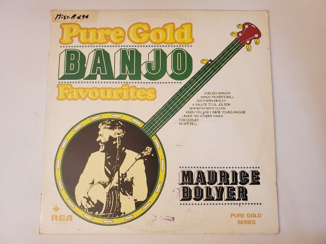 Maurice Bolyer Pure Gold Banjo Favourites vinyl record
