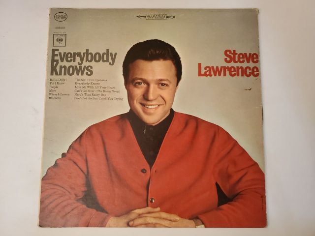 Steve Lawrence Everybody Knows vinyl record