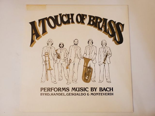 A Touch of Brass Performs Music by Bach vinyl record