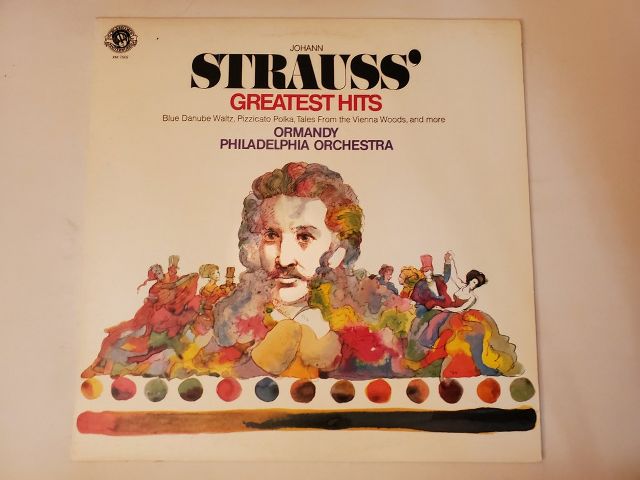 Philadelphia Orchestra conducted by Ormandy Johann Strauss' Greatest Hits vinyl record