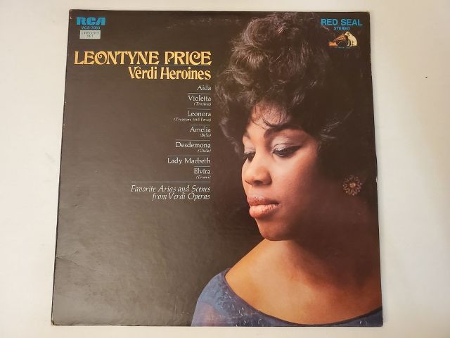 Leontyne Price Verdi Heroines vinyl record